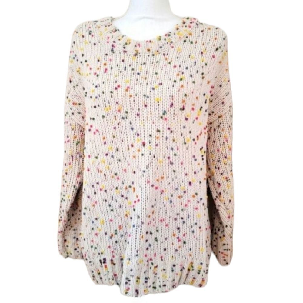𝅺7 for All Mankind confetti chenille sweater